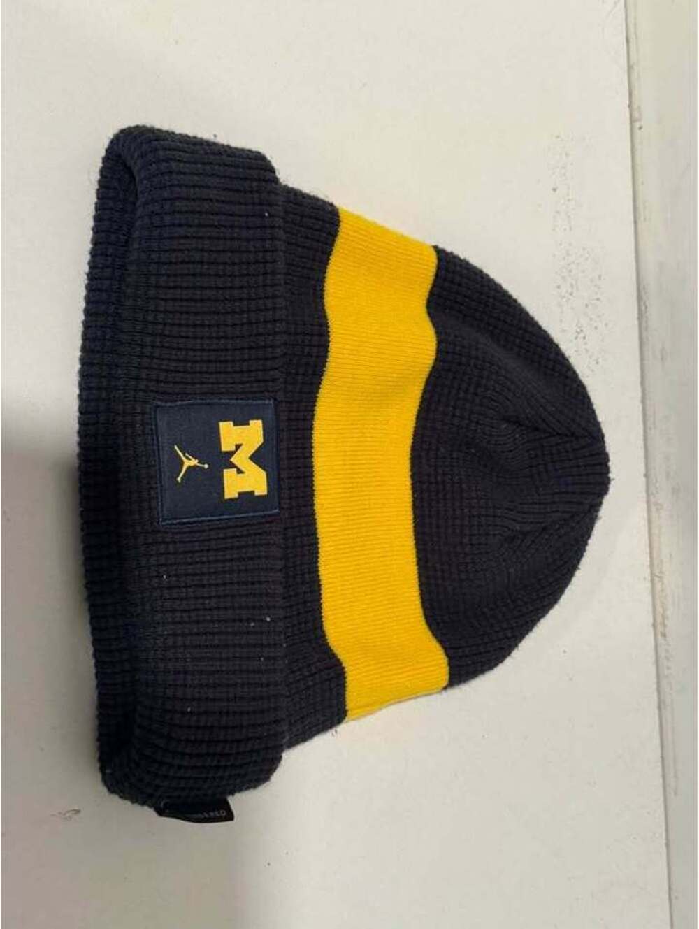 Team-Issued On-Field Michigan Wolverines Jordan Beanie